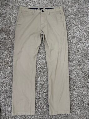 Zara Man Basic Collection Khaki Chino Pants 32‎ classiccore preppy